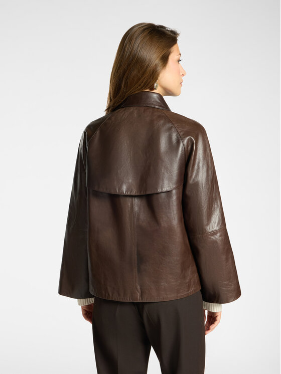 Elena Mirò Elena Mirò Płaszcz zimowy R004Z000046N032 Brązowy Boxy Fit