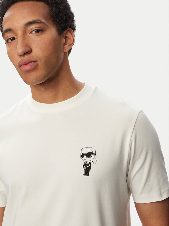 KARL LAGERFELD KARL LAGERFELD T-Shirt 755048 563235 Weiß Regular Fit