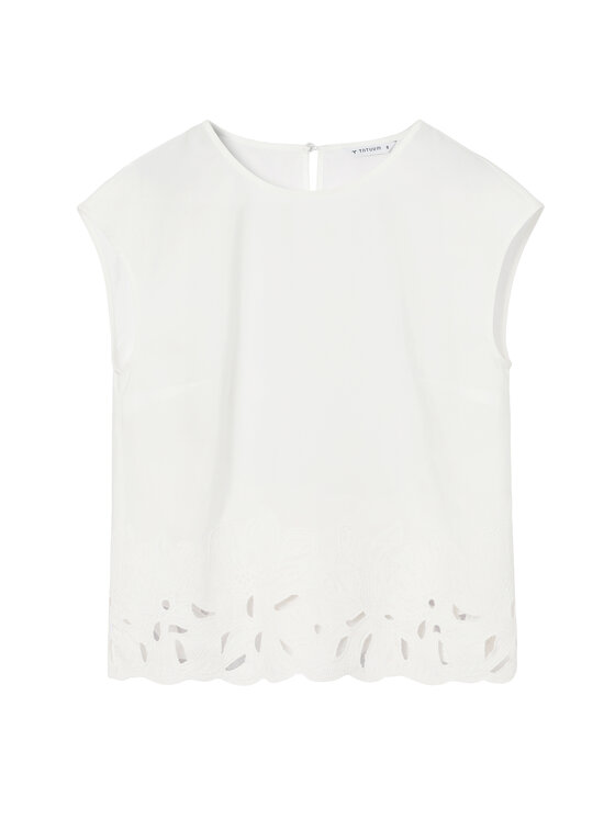 TATUUM TATUUM Bluzka BORITA Kremowy Loose Fit