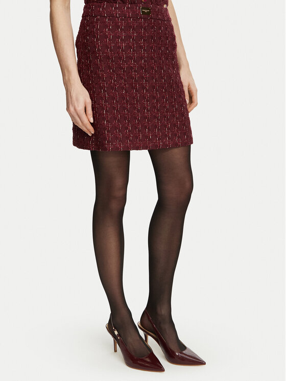 Marciano Guess Marciano Guess Trapézová sukně G6BD05 W4326 Bordó Regular Fit