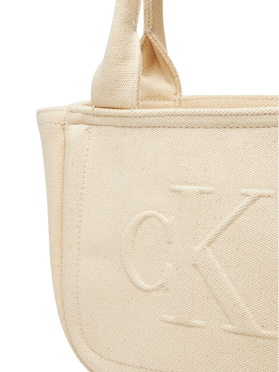 Calvin Klein Jeans Calvin Klein Jeans Handtasche Summer Canvas Mini Tote LV04K3160G Beige