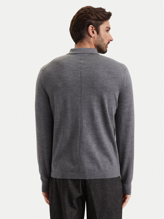 Calvin Klein Calvin Klein Polo LV04LD319G Γκρι Regular Fit