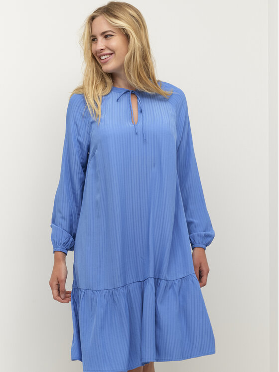 Kaffe Rochie de vară Silvia 10507360 Albastru A-Line Fit