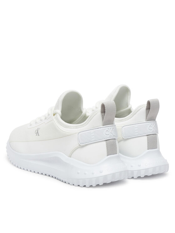 Calvin Klein Jeans Calvin Klein Jeans Снікерcи Eva Runner Low Lace Mix In YW0YW01759 Білий