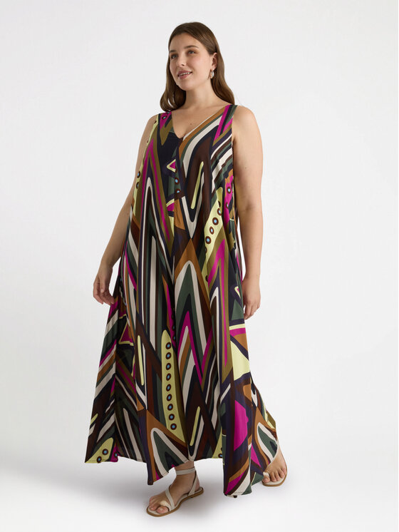 Fiorella Rubino Fiorella Rubino Sukienka wieczorowa 7000L001164N0Z2 Zielony A-Line Fit
