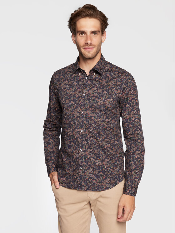 Manuel Ritz Manuel Ritz Риза 3332E603L 223758 Тъмносин Regular Fit