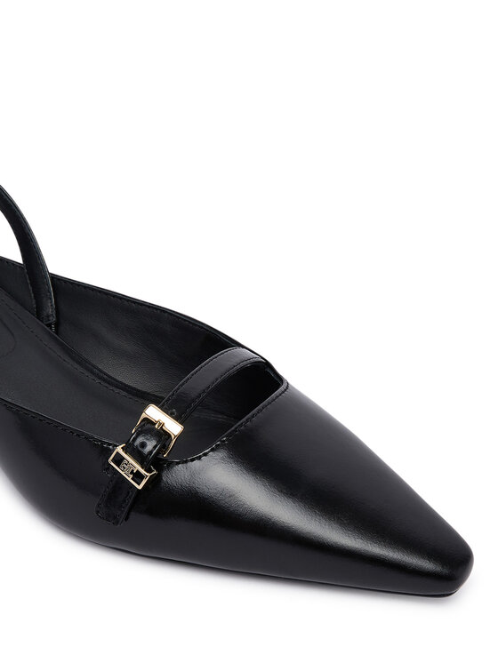 Tommy Hilfiger Tommy Hilfiger Tacones Th Buckle Kitten Slingback Pump FW0FW09384 Must