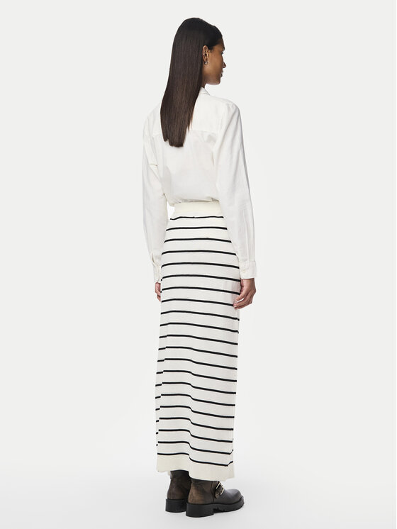 Pieces Pieces Fustă tip creion Joy 17150578 Alb Regular Fit