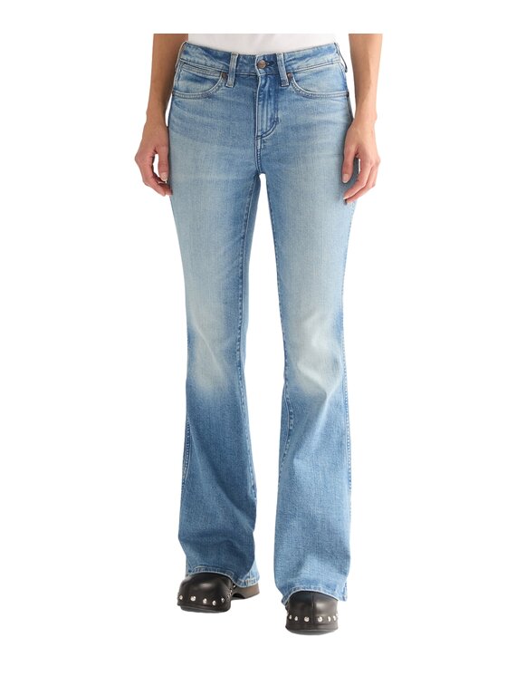 Wrangler Wrangler Jeansy 112378170 Niebieski Bootcut Fit
