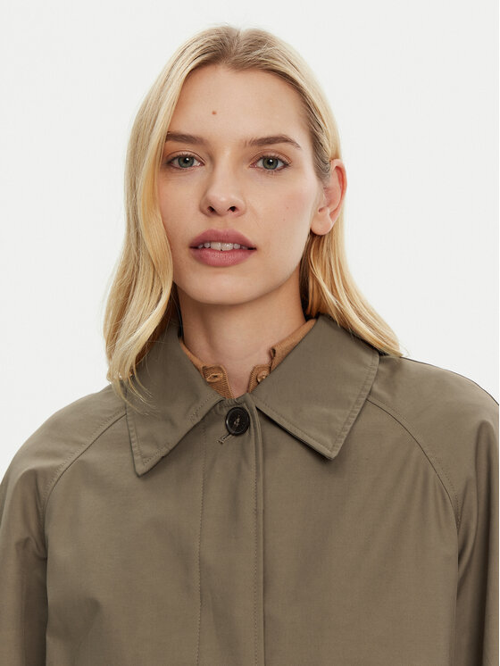 Tommy Hilfiger Tommy Hilfiger Prechodný kabát WW0WW44412 Hnedá Relaxed Fit