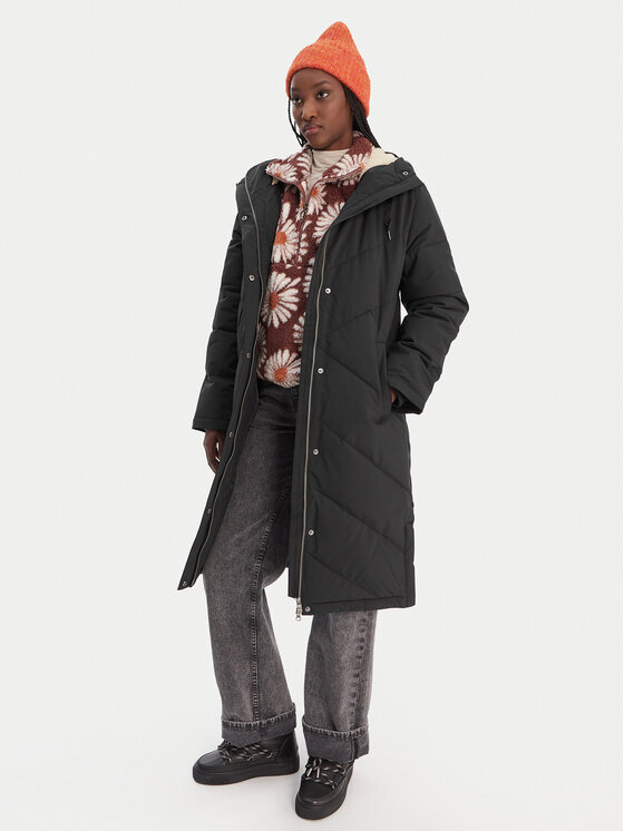 Roxy Roxy Зимно яке Ellie ERJJK03653 Черен Regular Fit