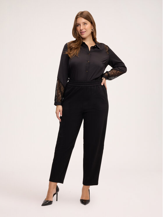 Fiorella Rubino Fiorella Rubino Camicia 5039T001573N033 Nero Regular Fit