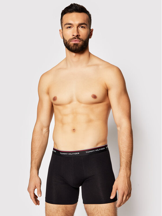 Tommy Hilfiger Tommy Hilfiger Set 3 parov boksaric 3P Boxer Brief UM0UM00010 Črna