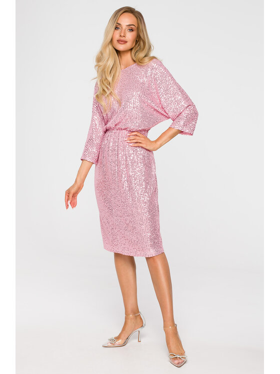 Made of Emotion Made of Emotion Abito da cocktail M716 Rosa Premium Fit