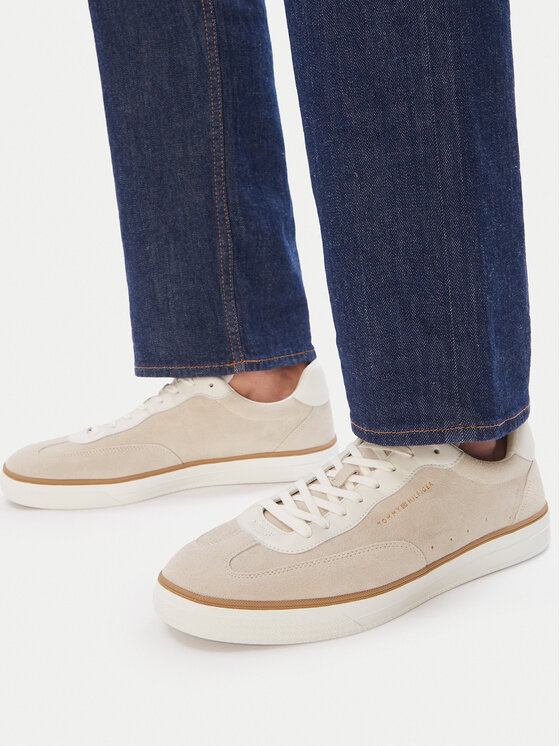 Tommy Hilfiger Tommy Hilfiger Sneakersy Lo Lux FM0FM05882 Beżowy jasny