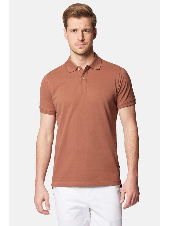 Lancerto Lancerto Polo Jakob PO073124000034 Beżowy Regular Fit