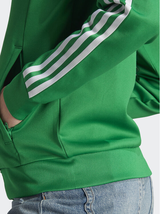 adidas adidas Džemperis ar kapuci adicolor Classics SST IK4030 Zaļš Regular Fit