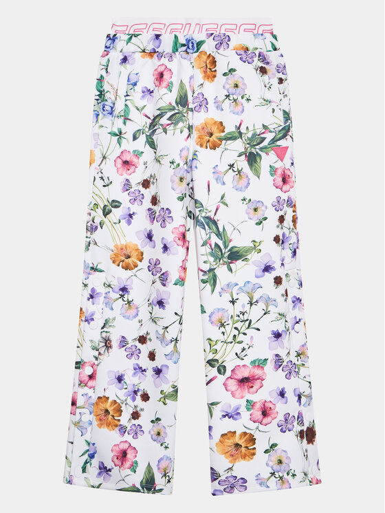 Guess Pantaloni din material J3YQ17 KAZQ2 Colorat Relaxed Fit