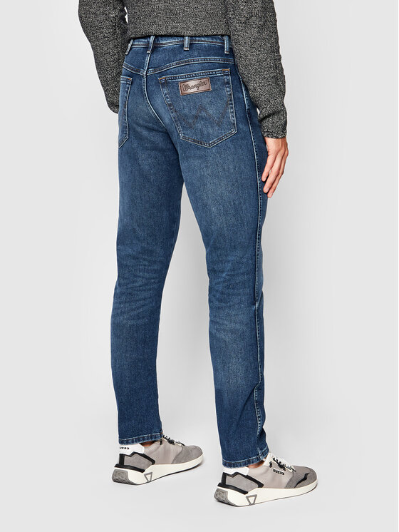 Wrangler Wrangler Jeans Texas W12SU551H 112141159 Blu scuro Slim Fit