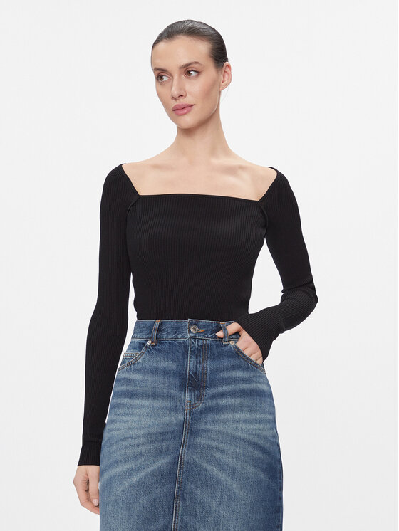 MAX&Co. MAX&Co. Μπλουζάκι Tolone Μαύρο Slim Fit