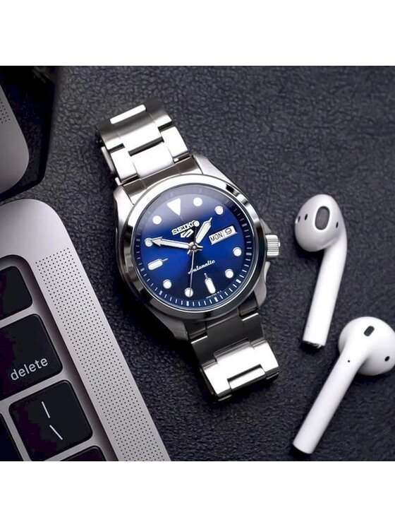Seiko Seiko Hodinky SRPE Strieborná