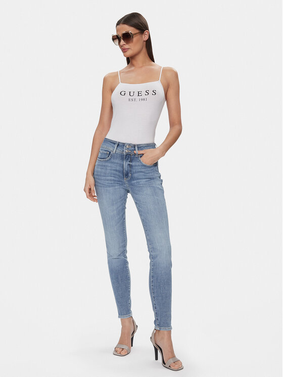 Guess Guess Bodijs Carrie O2GM12 KBBU1 Balts Slim Fit