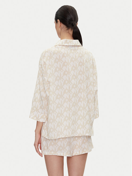 DKNY DKNY Pigiama YI80048 Beige Regular Fit