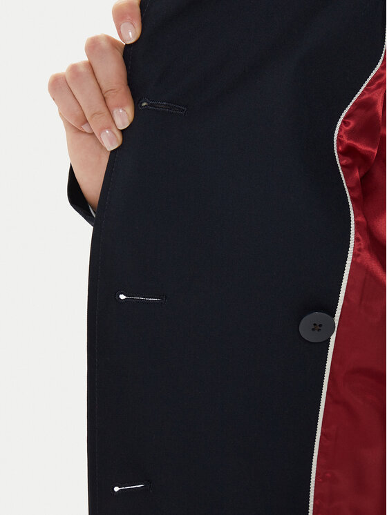 Tommy Hilfiger Tommy Hilfiger Καπαρτίνα WW0WW42133 Σκούρο μπλε Slim Fit