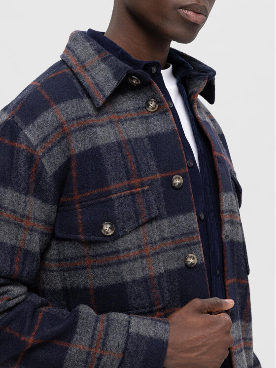 Selected Homme Selected Homme Kurtka przejściowa 16089399 Granatowy Regular Fit