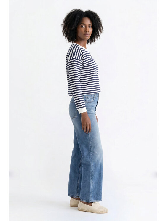 FIGL FIGL Halenka M1373 Tmavomodrá Regular Fit