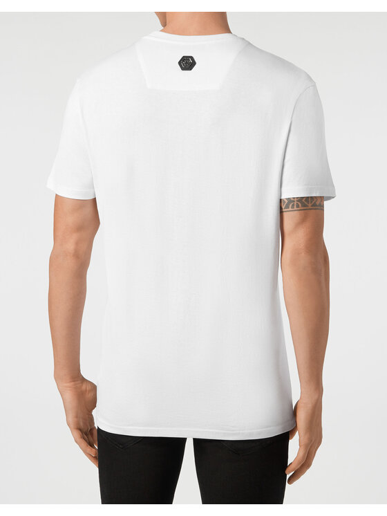 PHILIPP PLEIN PHILIPP PLEIN T-Shirt 11333 Biały Regular Fit