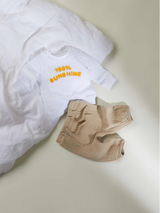 NAME IT NAME IT Medžiaginės kelnės 13216654 Smėlio Regular Fit