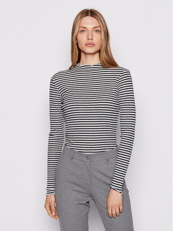 Blusa Candace 10103632 Grigio Slim Fit
