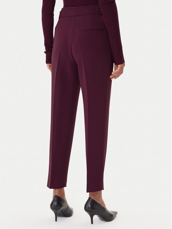 BOSS BOSS Штани з тканини Tapiah 50490037 Фіолетовий Regular Fit