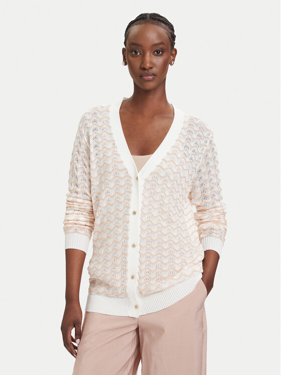 Fracomina Cardigan FS26ST8004K41501 Bej deschis Regular Fit