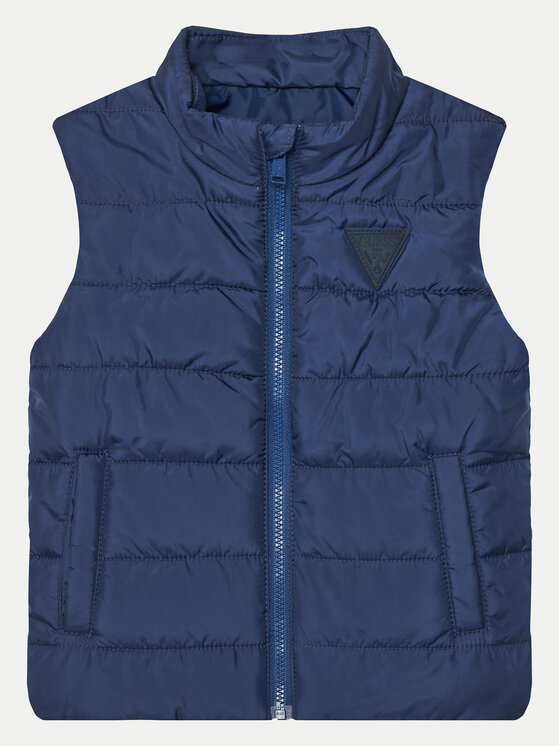 Guess Guess Vestă H4YT01 WCFM0 Bleumarin Regular Fit