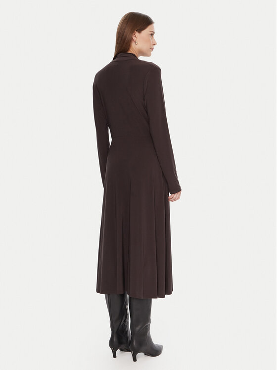 Joseph Ribkoff Joseph Ribkoff Sukienka koktajlowa 253235 Brązowy Slim Fit