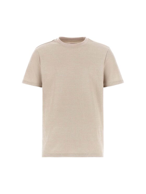 Guess Guess T-Shirt 175927 Beżowy Classic Fit