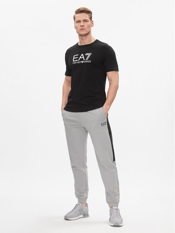 EA7 Emporio Armani EA7 Emporio Armani T-shirt 3DPT71 PJM9Z 1200 Crna Regular Fit