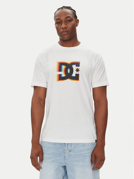 DC Tričko ADYZT05444 Biela Heritage Fit