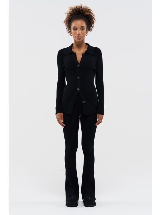 BENU BENU Cardigan sweter Nero Regular Fit