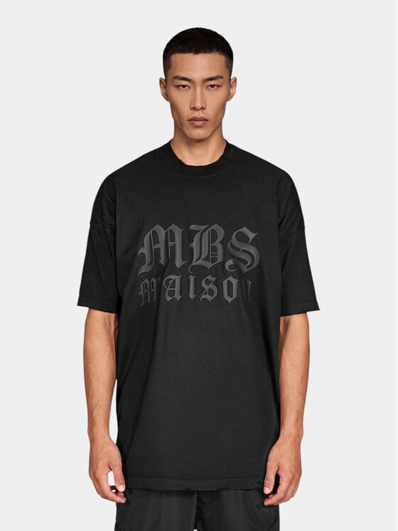 MADE BY SOCIETY MADE BY SOCIETY T-Shirt Witness - T17448 Czarny Basic Fit