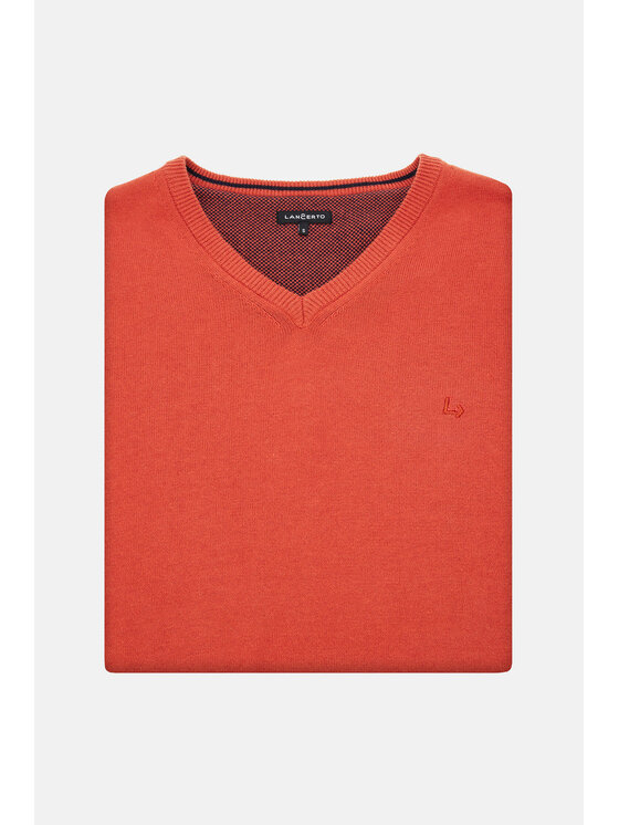 Lancerto Lancerto Sweter Lenny SW073223000039 Pomarańczowy Regular Fit