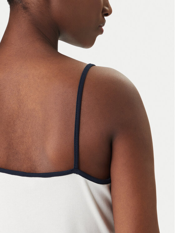 Tommy Jeans Tommy Jeans Φόρεμα καθημερινό DW0DW22335 Λευκό Slim Fit