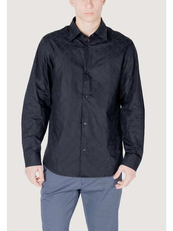 Armani Exchange Armani Exchange Koszula XM000197 AF12179 Niebieski Casual Fit