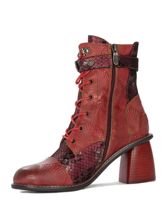 Laura Vita Laura Vita Botki SL68259-41 Czerwony