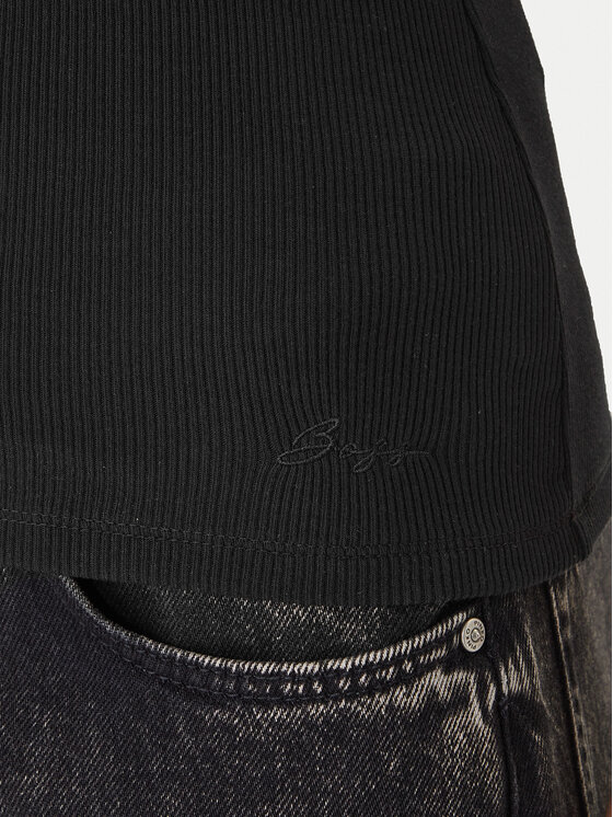 BOSS BOSS Top C_Eplie 50553479 Čierna Slim Fit