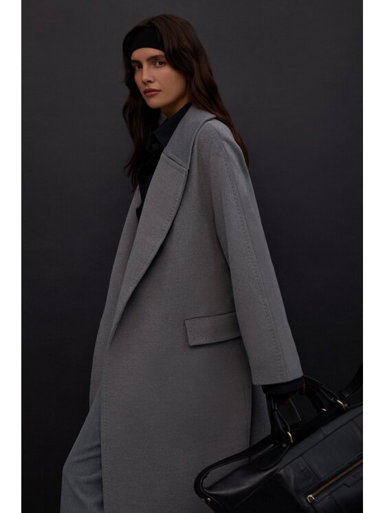 Estro Estro Cappotto ER00117898 Grigio Loose Fit