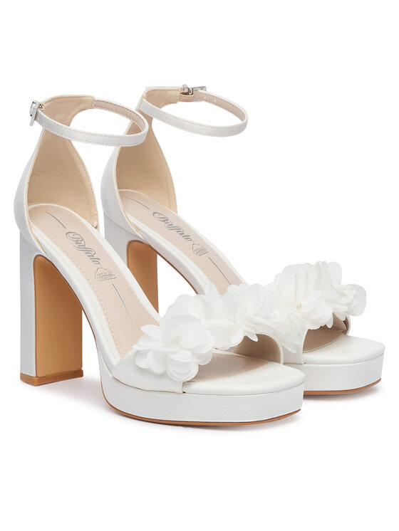 Buffalo Buffalo Сандали Devine Rose 1291687 Бял