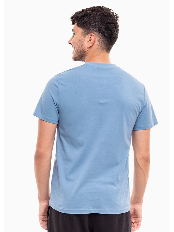 4F 4F T-shirt 4FWSS25TTSHM3096-32S Blu Regular Fit